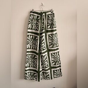 Italian Linen Wide Leg Pants